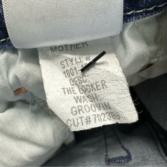 Mother Women's The Looker Groovin Skinny Minimalist Designer Jeans W25-28/L29.5 - Picture 7 of 12